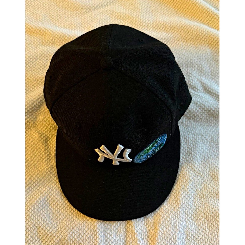 New York Yankees MLB Black Baseball Cap Hat, "NY" Embroidered Logo
